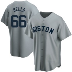 Brayan Bello Boston Red Sox Youth Replica Road Cooperstown Collection Jersey - Gray