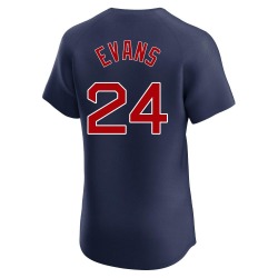 Dwight Evans Boston Red Sox Men's Elite Alternate Jersey - Navy