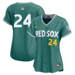 Dwight Evans Boston Red Sox Women's Limited 2025 City Connect Jersey - Green