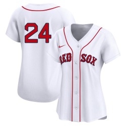 Dwight Evans Boston Red Sox Women's Limited 2nd Home Jersey - White
