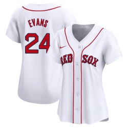 Dwight Evans Boston Red Sox Women's Limited Home Jersey - White
