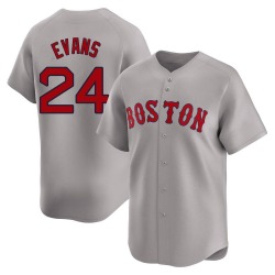 Dwight Evans Boston Red Sox Youth Limited Away Jersey - Gray