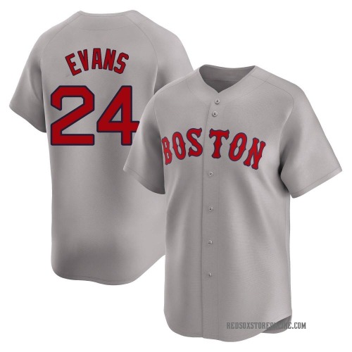 Dwight Evans Boston Red Sox Youth Limited Away Jersey - Gray