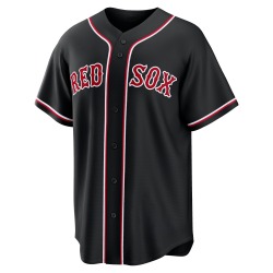 Dwight Evans Boston Red Sox Youth Replica Fashion Out Jersey - Black
