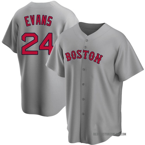 Dwight Evans Boston Red Sox Youth Replica Road Jersey - Gray