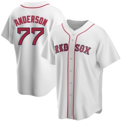 Jack Anderson Boston Red Sox Youth Replica Home Jersey - White