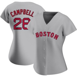 Kristian Campbell Boston Red Sox Women's Authentic Road Jersey - Gray