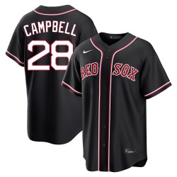 Kristian Campbell Boston Red Sox Youth Replica Fashion Out Jersey - Black