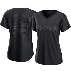 Nick Burdi Boston Red Sox Women's Authentic Pitch Fashion Jersey - Black