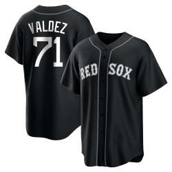 Phillips Valdez Boston Red Sox Youth Replica Black/ Jersey - White