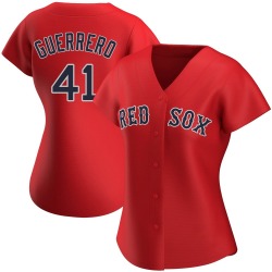 Tyron Guerrero Boston Red Sox Women's Authentic Alternate Jersey - Red